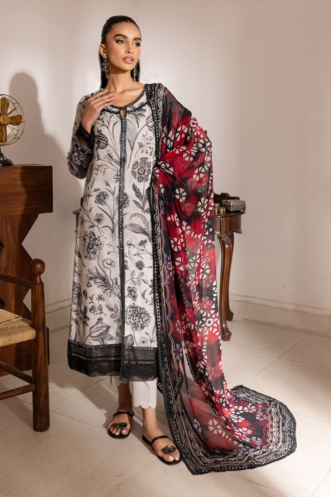 Nureh | Printed Lawn 25 | SP-144 - by - Libasekhas UK - Registered Vendor of : Nureh - 100% Original Designer Dresss