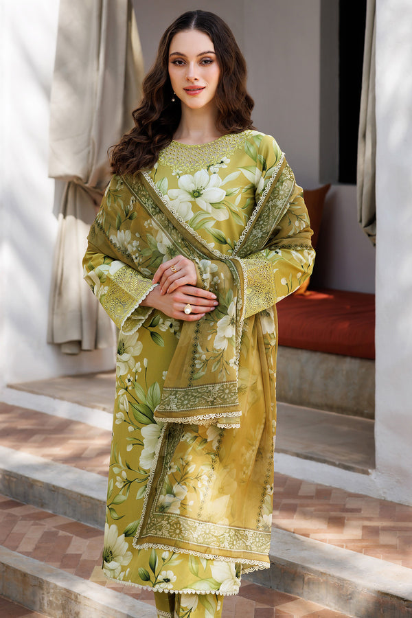 Farasha | Printed Essentials | Marigold Haze - by - Libasekhas UK - Registered Vendor of : Farasha - 100% Original Designer Dresss