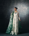 Vasal | Zyra Luxe Pret 26 | Emerald Whisper - by Libasekhas UK - Registered Vendor of : Vasal - 100% Original Designer Dress