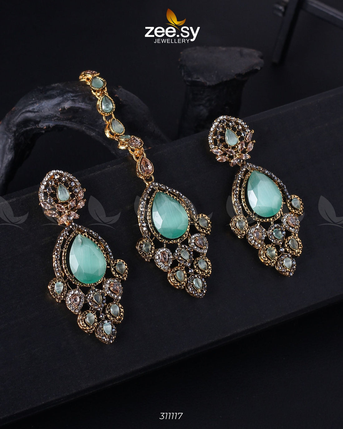 Dangle Earrings - by - Libasekhas UK - Registered Vendor of : Zeesy - 100% Original Designer Dresss