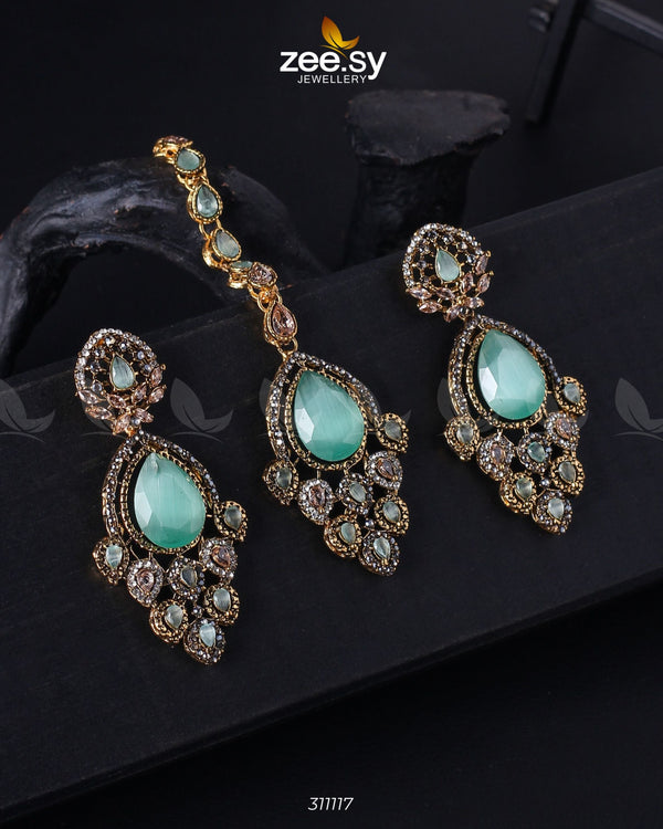 Dangle Earrings - by - Libasekhas UK - Registered Vendor of : Zeesy - 100% Original Designer Dresss