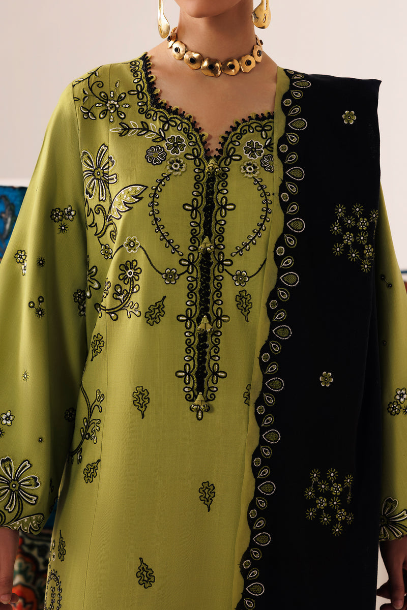 Qalamkar | Q Line Linen 26 | QLW-01 AMARAH - by Libasekhas UK - Registered Vendor of : Qalamkar - 100% Original Designer Dress