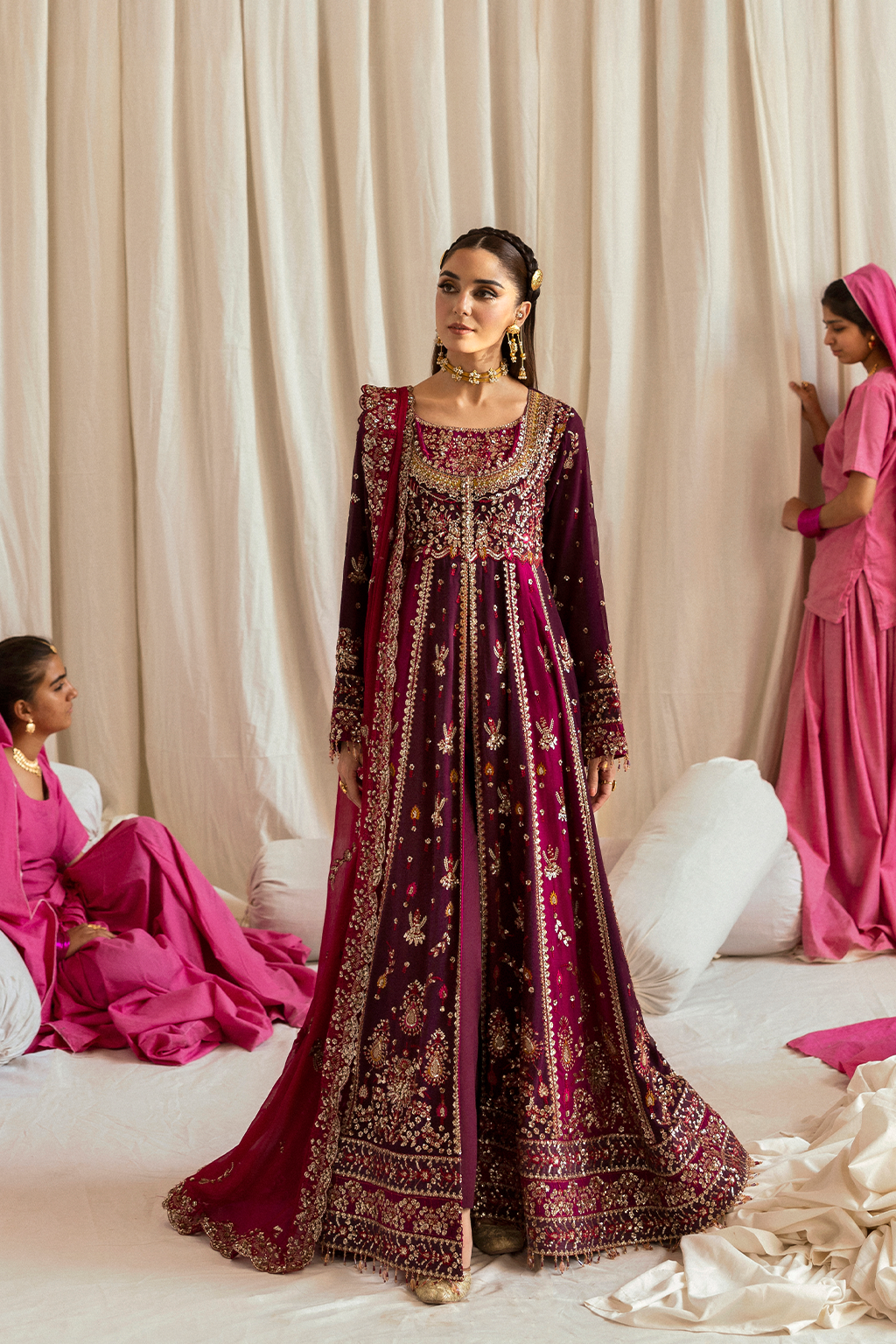 Emaan Adeel I The Empress Wedding Formals I AVORIA - by Libasekhas UK - Registered Vendor of : Emaan Adeel - 100% Original Designer Dress