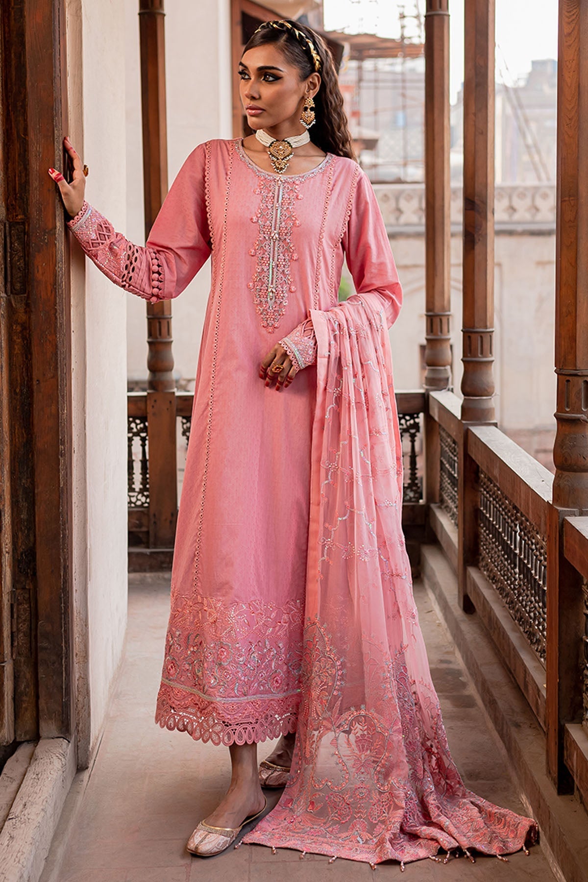 Nureh | Lawn Jacquard | NS-76 - by - Libasekhas UK - Registered Vendor of : Nureh - 100% Original Designer Dresss