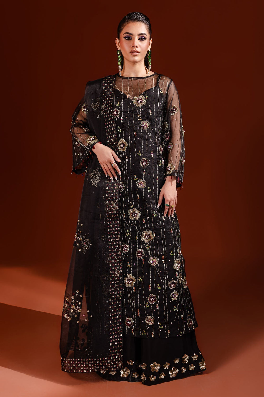 Nureh | Tiny Twinkles | NP-485 - by - Libasekhas UK - Registered Vendor of : Nureh - 100% Original Designer Dresss