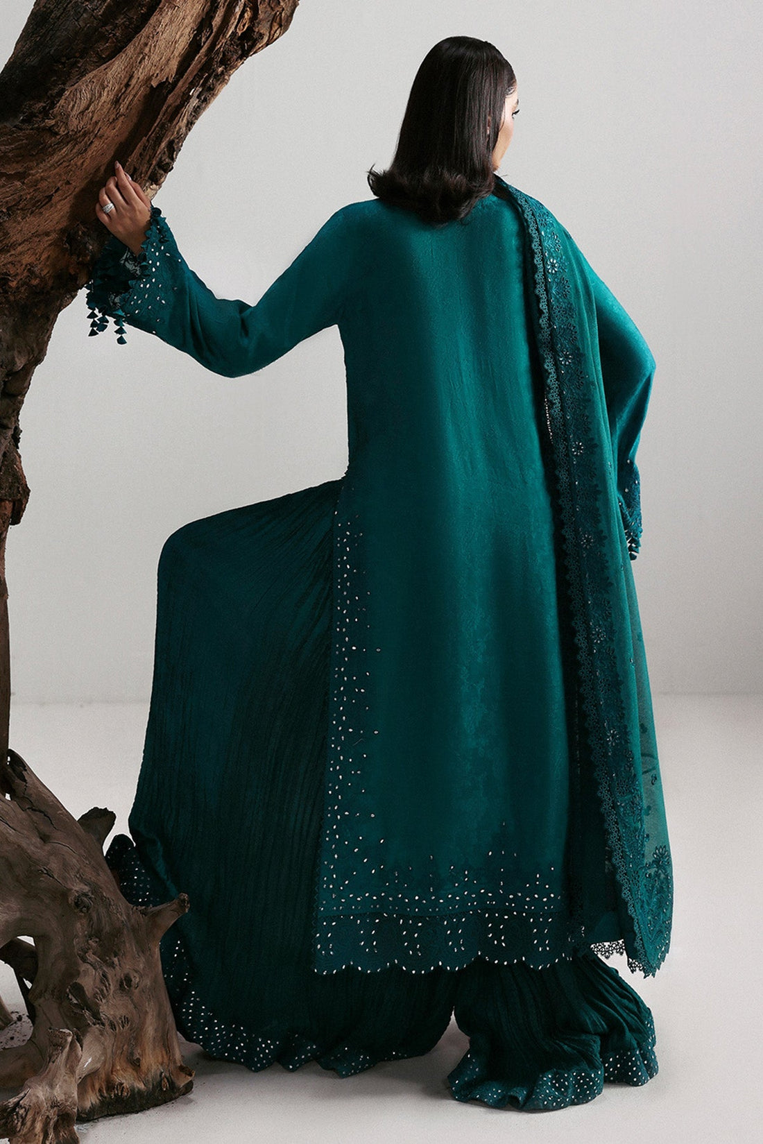 Afrozeh | Slate Ready to Wear | Valentena - by Libasekhas UK - Registered Vendor of : Afrozeh - 100% Original Designer Dress