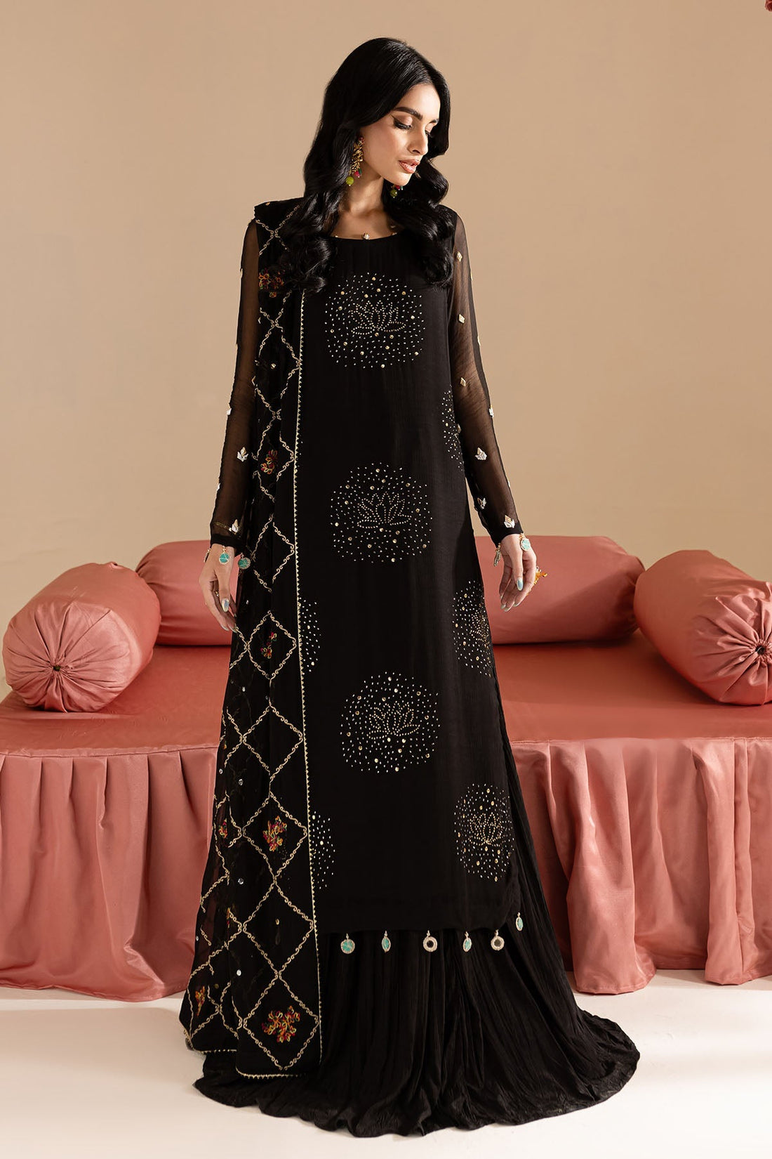 Nureh | Mukeshkari Formals | MK-12 - by - Libasekhas UK - Registered Vendor of : Nureh - 100% Original Designer Dresss