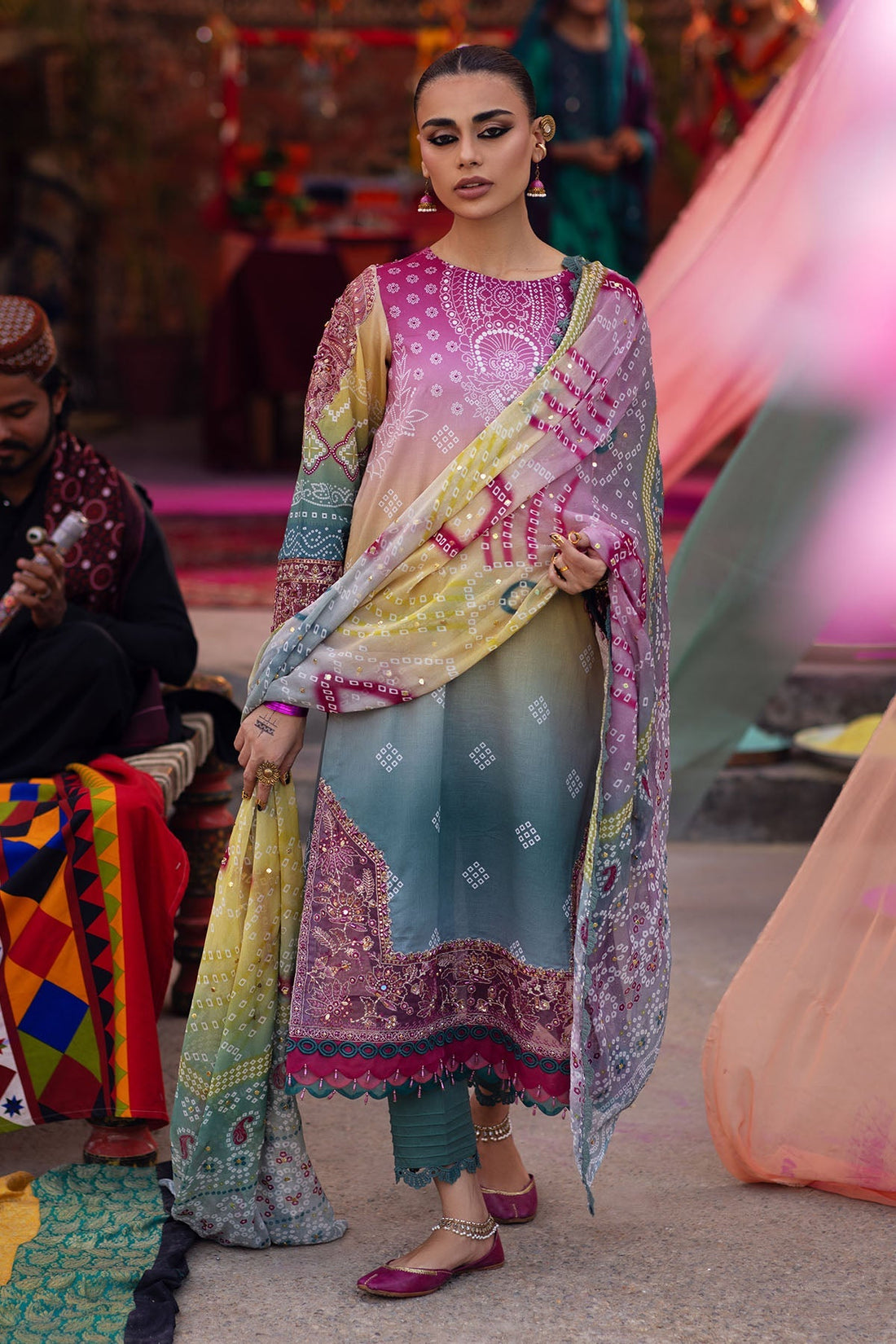 Nureh | Bazaar Lawn | NS-134 - by - Libasekhas UK - Registered Vendor of : Nureh - 100% Original Designer Dresss