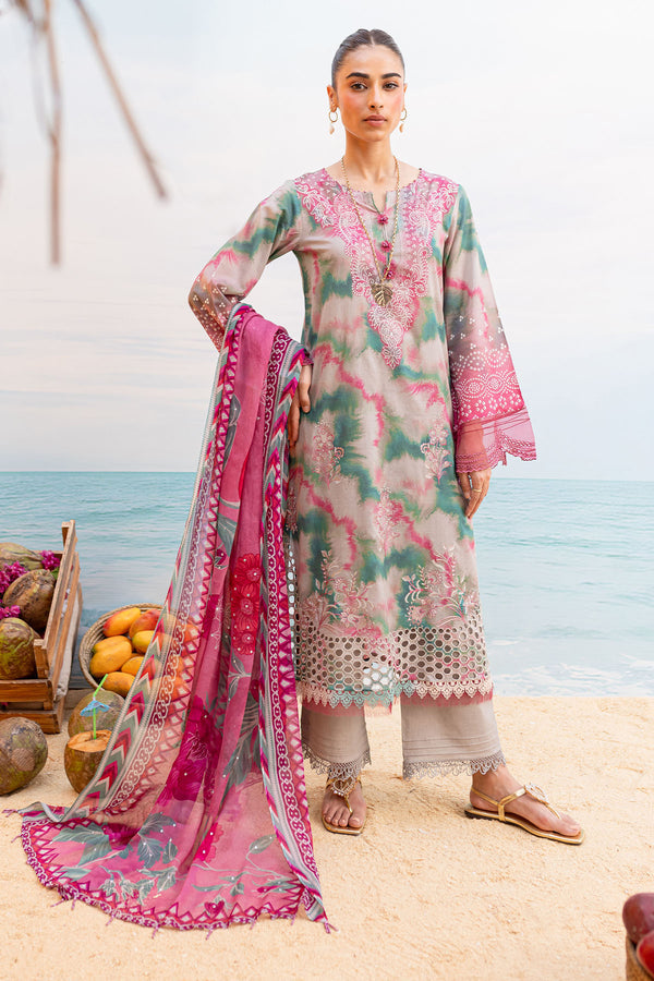 Nureh | Gardenia Lawn 24 | NS-137 A - by - Libasekhas UK - Registered Vendor of : Nureh - 100% Original Designer Dresss