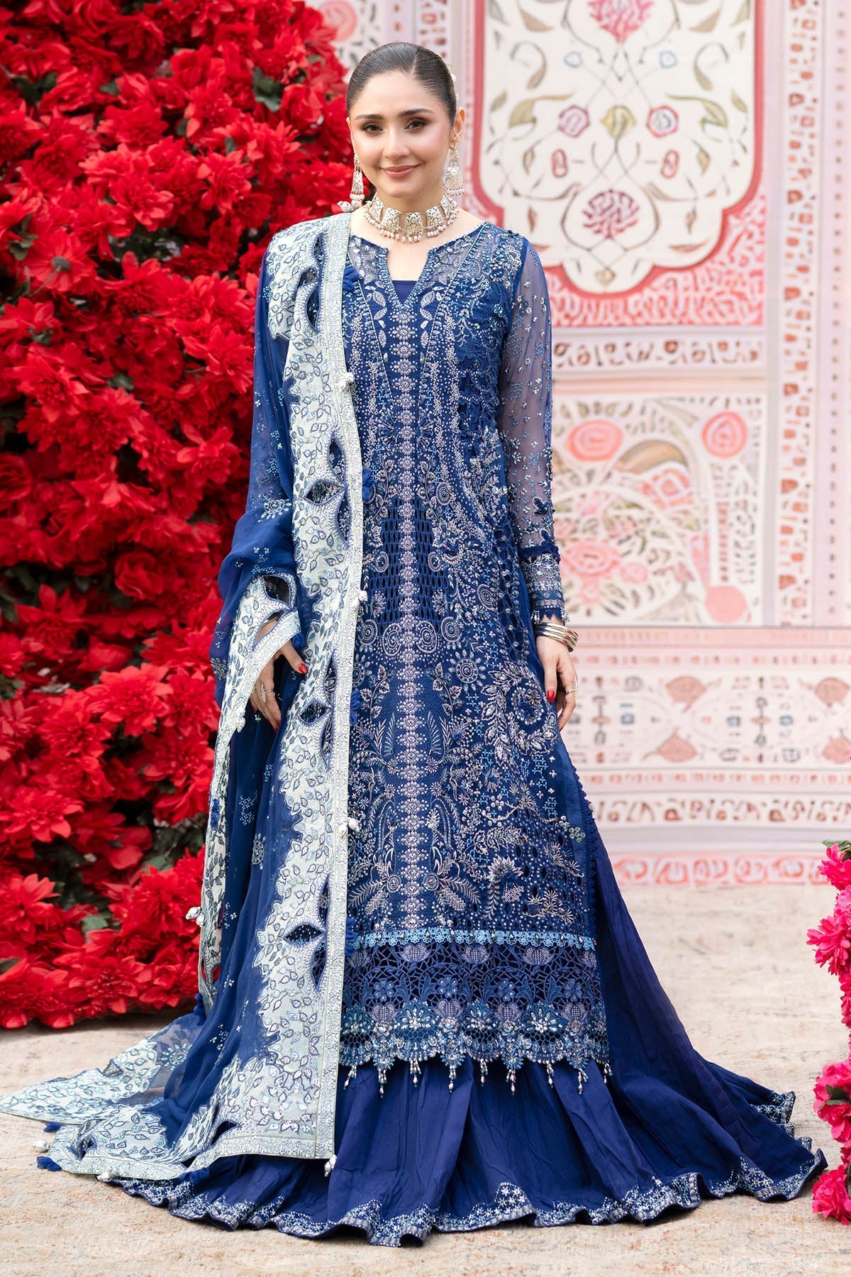 Nureh | Jhoomro Formals |NL-99 Mia - by Libasekhas UK - Registered Vendor of : Nureh - 100% Original Designer Dress