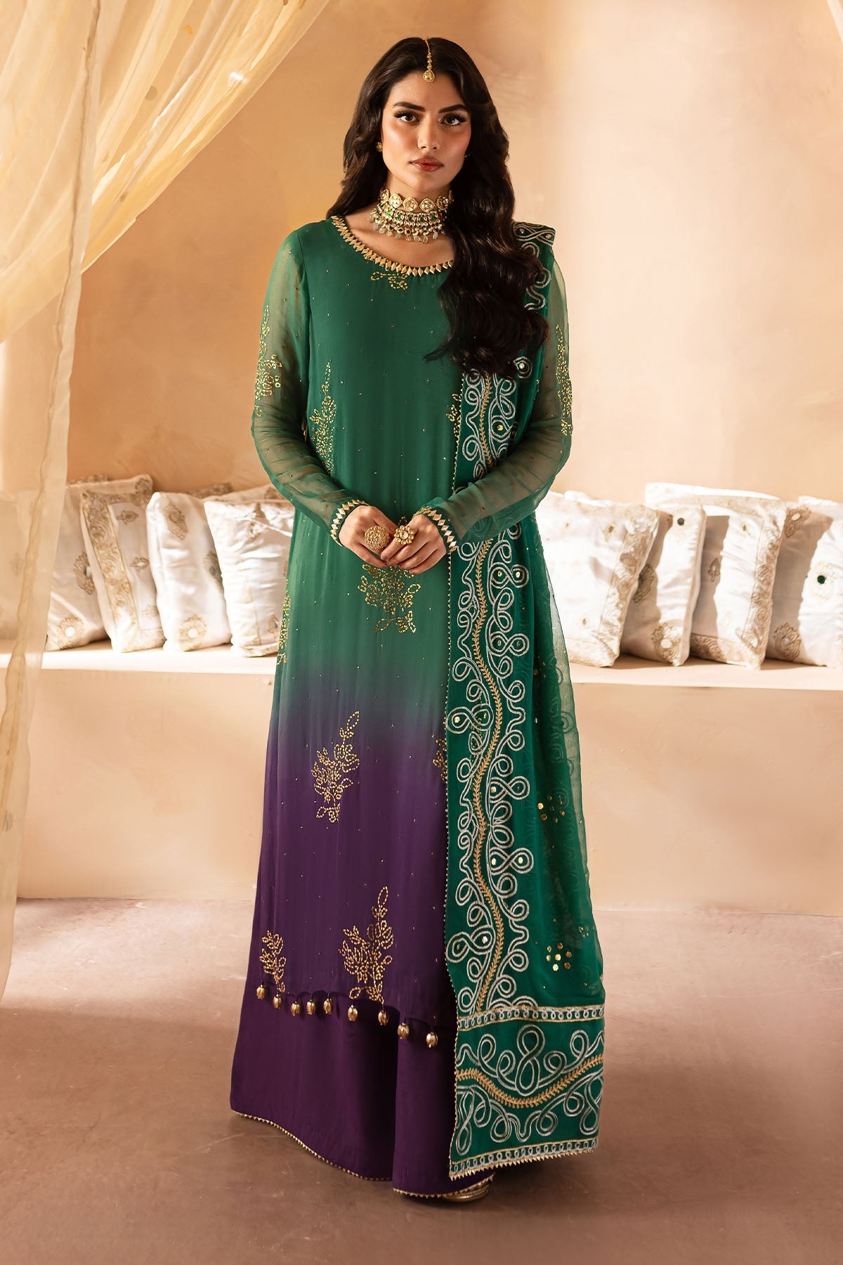 Nureh | Mukeshkari Formals | MK-01 - by - Libasekhas UK - Registered Vendor of : Nureh - 100% Original Designer Dresss
