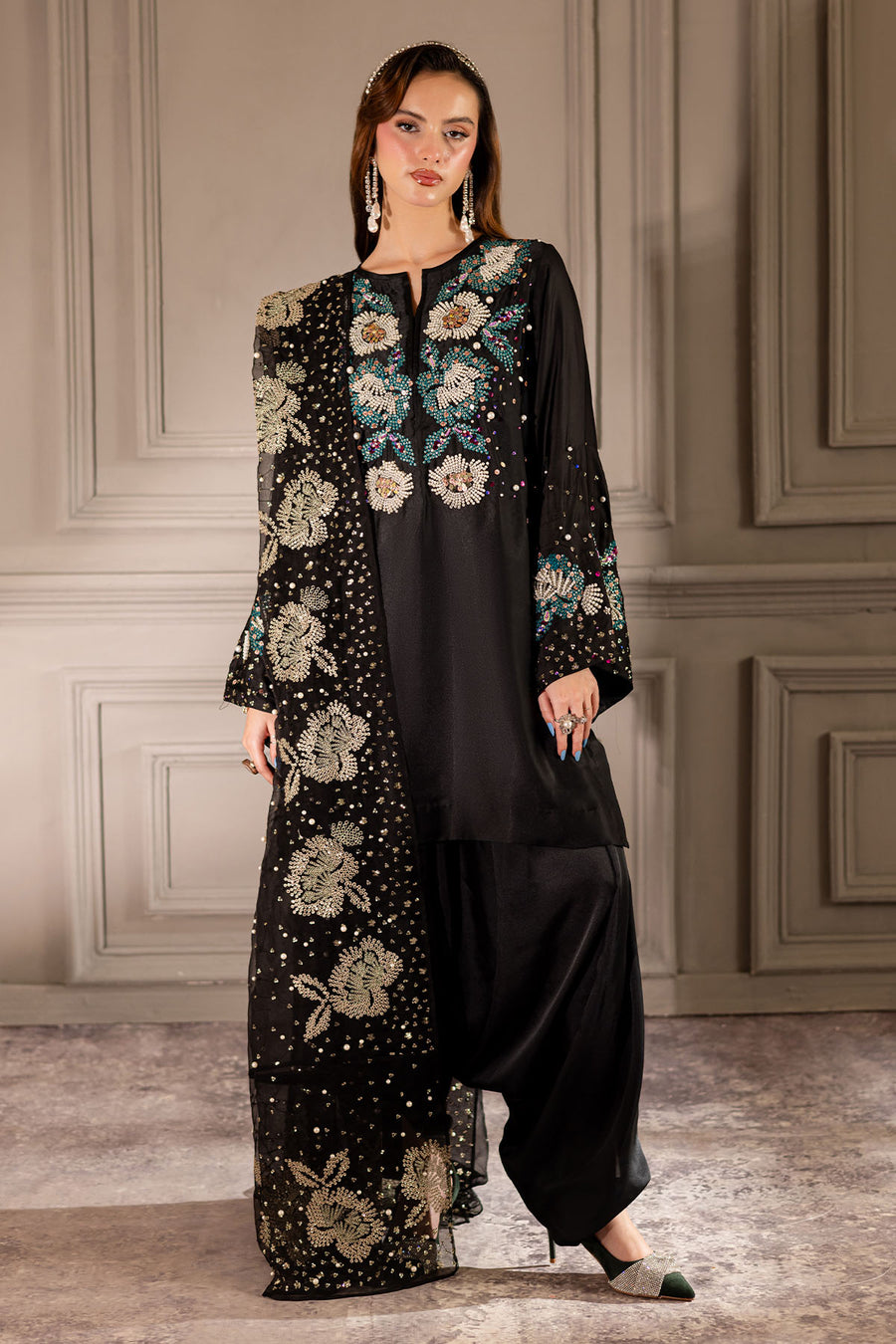 Nureh | Fancy Formal | TW-18 - by Libasekhas UK - Registered Vendor of : Nureh - 100% Original Designer Dress