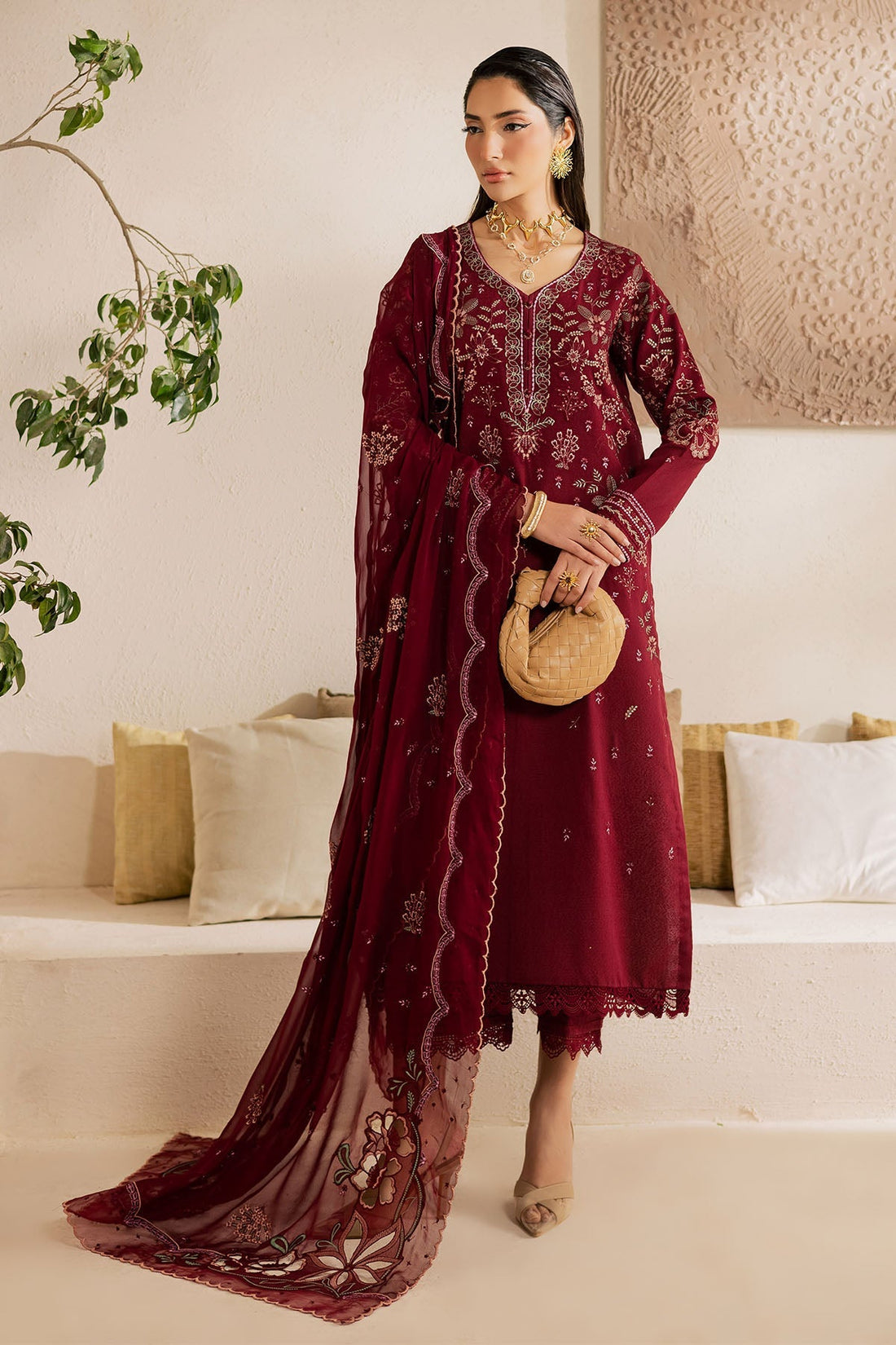 Nureh | Karandi Collection | NE-219 - by Libasekhas UK - Registered Vendor of : Nureh - 100% Original Designer Dress