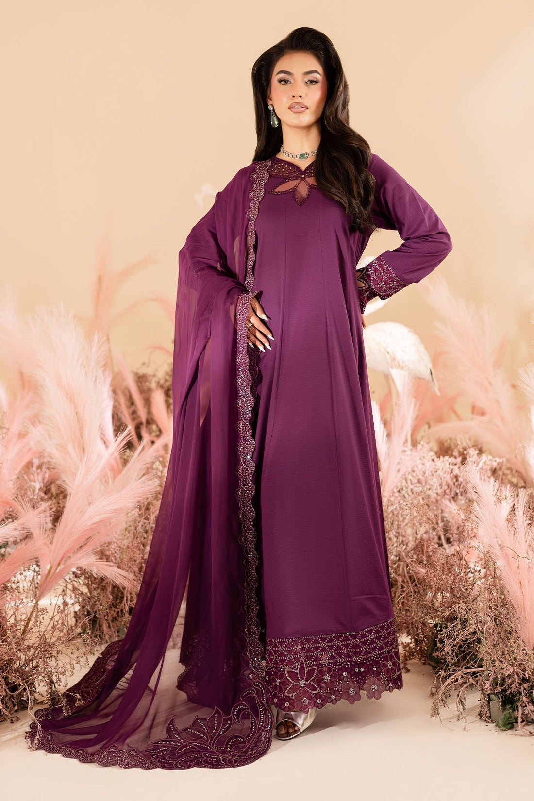 Nureh | Shades of Summer | NP-621 - by Libasekhas UK - Registered Vendor of : Nureh - 100% Original Designer Dress