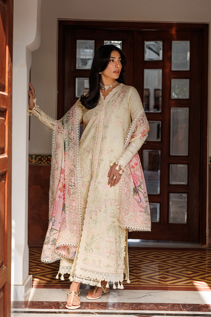Emaan Adeel | Mirabelle Festive Luxury Lawn | BLOSSOM BLISS - by Libasekhas UK - Registered Vendor of : Emaan Adeel - 100% Original Designer Dress