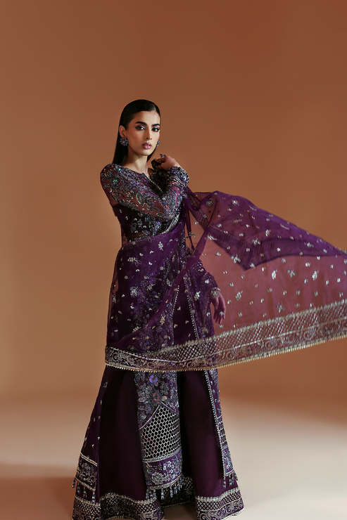 Emaan Adeel | Celestique Formals 25 | AMETHYST - by Libasekhas UK - Registered Vendor of : Emaan Adeel - 100% Original Designer Dress