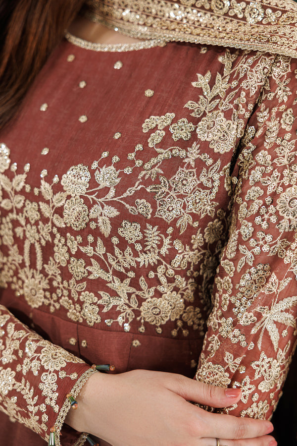 Farasha | Formals 26 | Rustic Glow - by Libasekhas UK - Registered Vendor of : Farasha - 100% Original Designer Dress