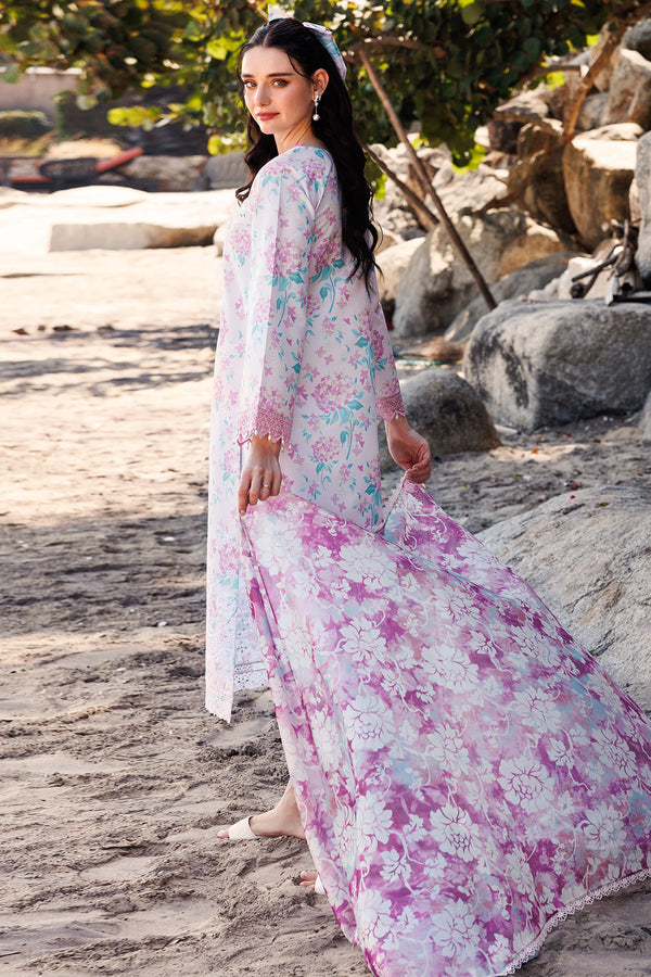 Farasha | Printed Essentials | Blossom Mist - by - Libasekhas UK - Registered Vendor of : Farasha - 100% Original Designer Dresss