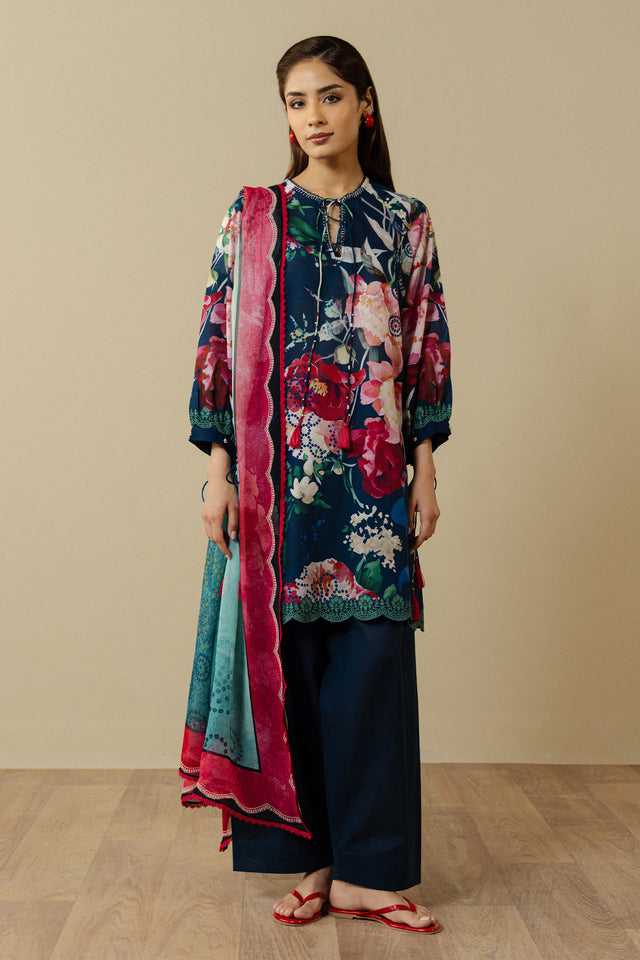 Zara Shahjahan | Coco Prints 26 | Avena-3A - by Libasekhas UK - Registered Vendor of : Zara Shahjahan - 100% Original Designer Dress