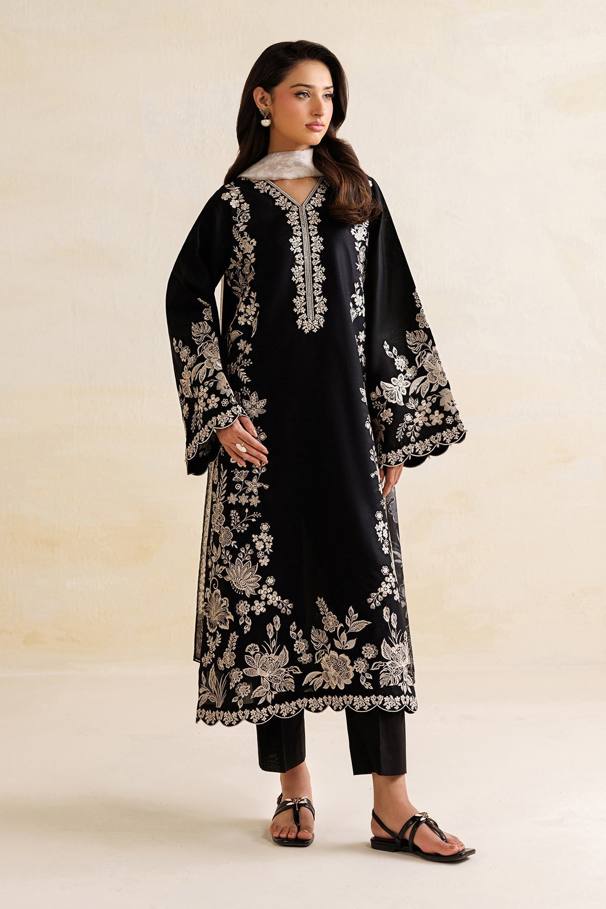 Baroque | Luxury Summer Pret | UF-4471 - by Libasekhas UK - Registered Vendor of : Baroque - 100% Original Designer Dress