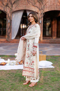 Farasha | Kaavish Lawn 24 | SURREAL WHITE - by - Libasekhas UK - Registered Vendor of : Farasha - 100% Original Designer Dresss