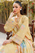 Farasha | Summer Weaves Embroidered Lawn | Sunlit Mellow - by - Libasekhas UK - Registered Vendor of : Farasha - 100% Original Designer Dresss