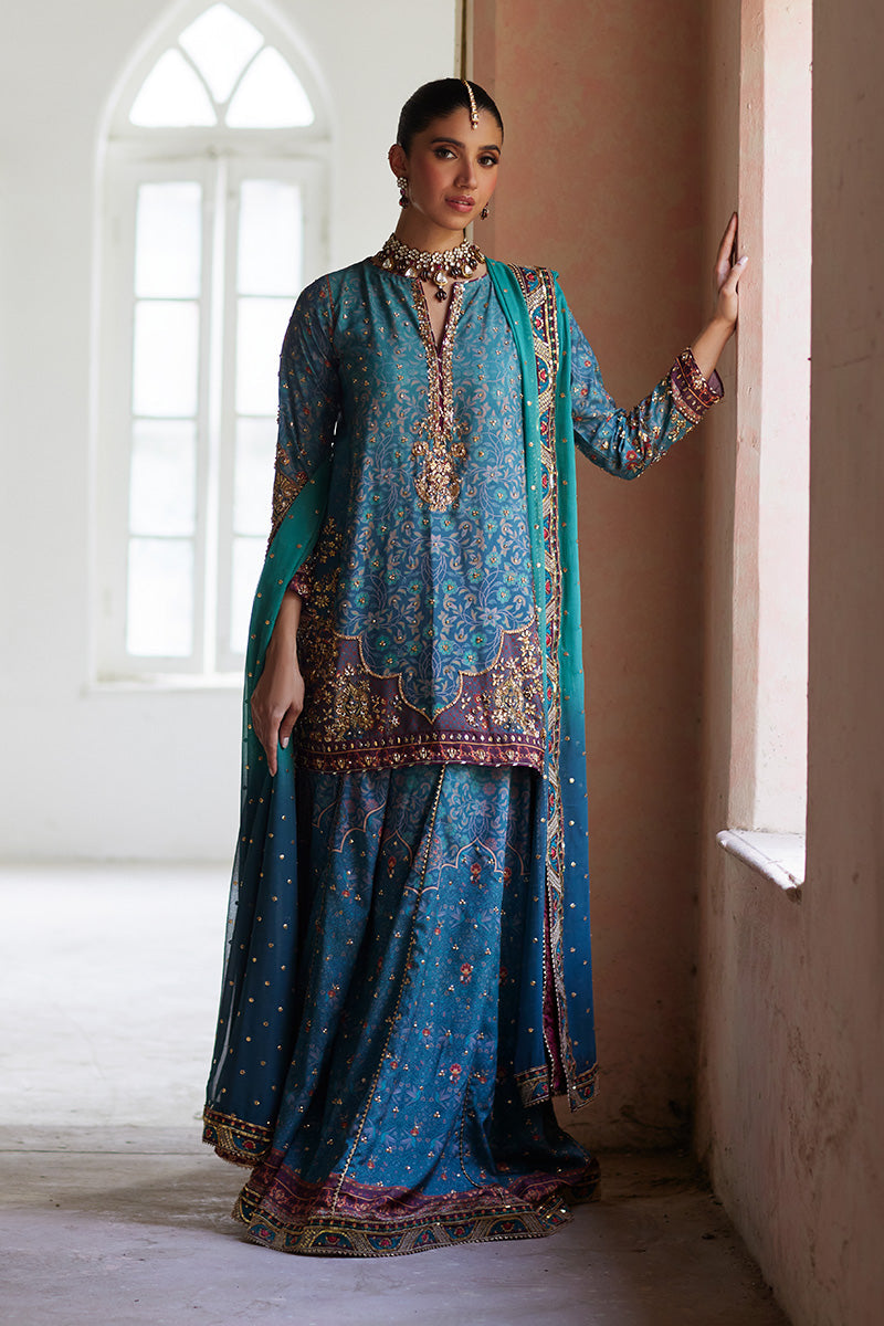 Mina Hassan | Formal Dholki Collection | Leela - by - Libasekhas UK - Registered Vendor of : Mina Hassan - 100% Original Designer Dresss