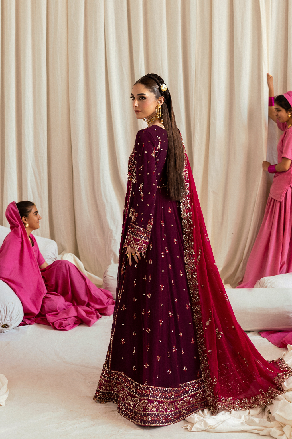 Emaan Adeel I The Empress Wedding Formals I AVORIA - by Libasekhas UK - Registered Vendor of : Emaan Adeel - 100% Original Designer Dress