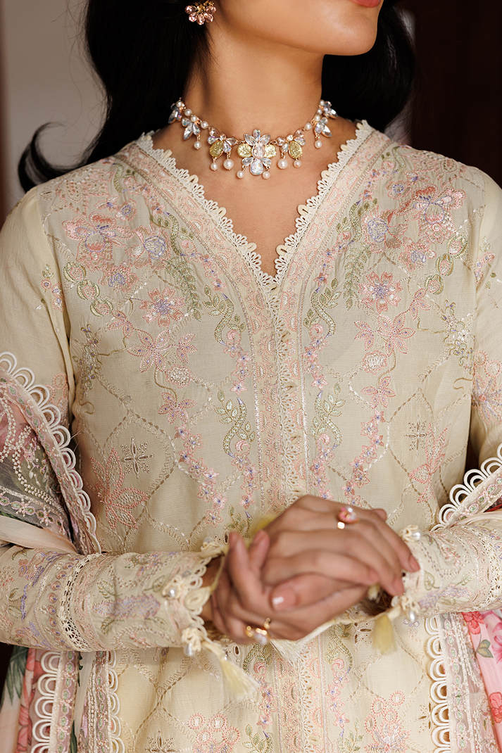 Emaan Adeel | Mirabelle Festive Luxury Lawn | BLOSSOM BLISS - by Libasekhas UK - Registered Vendor of : Emaan Adeel - 100% Original Designer Dress