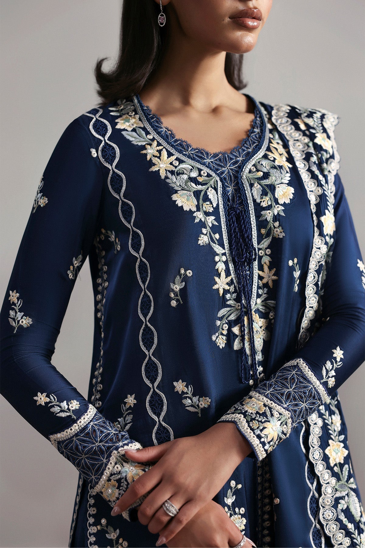 Afrozeh | Slate Ready to Wear | Alara - by Libasekhas UK - Registered Vendor of : Afrozeh - 100% Original Designer Dress