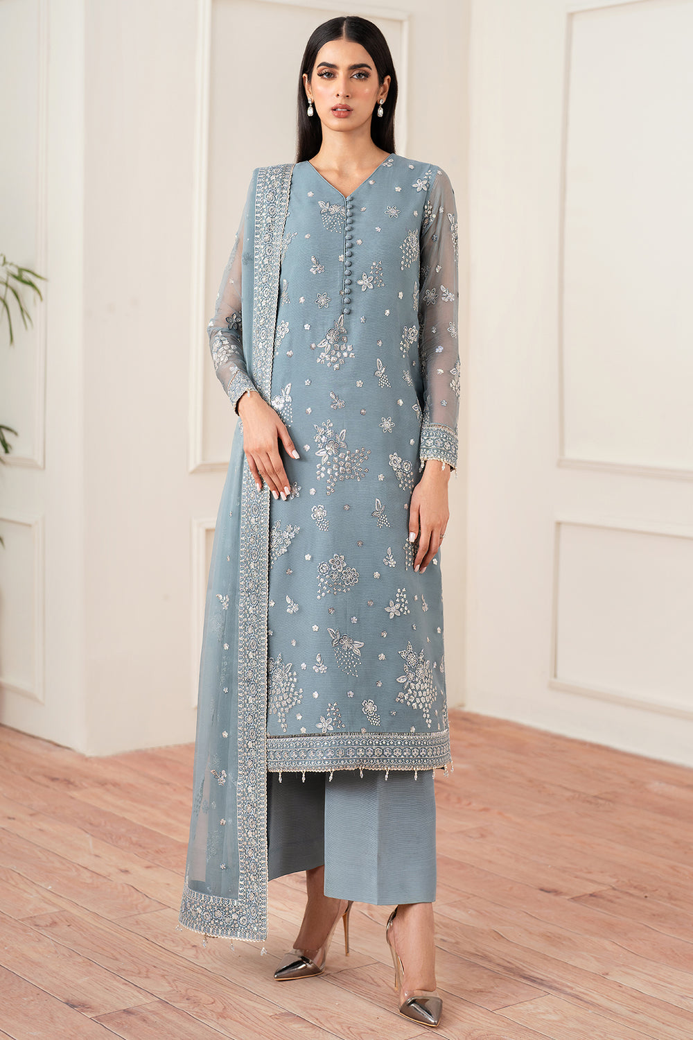Farasha | Essence Formals 25 | Aqua Bliss - by Libasekhas UK - Registered Vendor of : Farasha - 100% Original Designer Dress