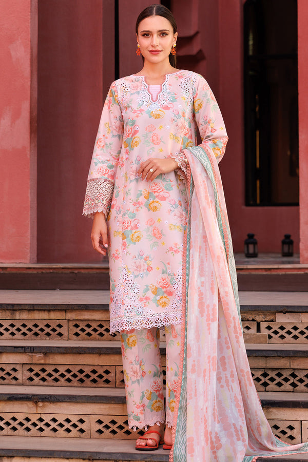 Farasha | Printed Essentials | Peach Glow - by - Libasekhas UK - Registered Vendor of : Farasha - 100% Original Designer Dresss