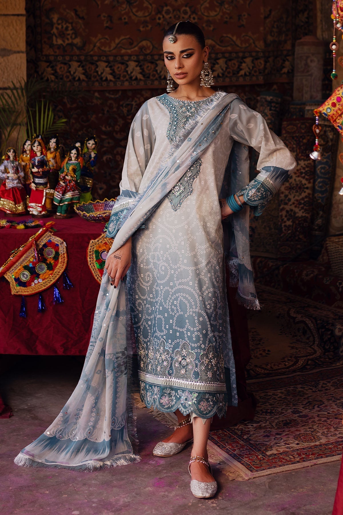 Nureh | Bazaar Lawn | NS-130 - by - Libasekhas UK - Registered Vendor of : Nureh - 100% Original Designer Dresss