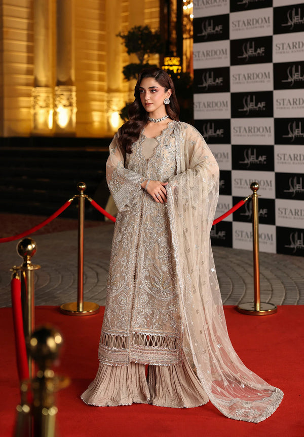 Elaf Premium | Stardom Formal Handwork 25 | ESH-08 STARDUST - by Libasekhas UK - Registered Vendor of : Elaf Premium - 100% Original Designer Dress