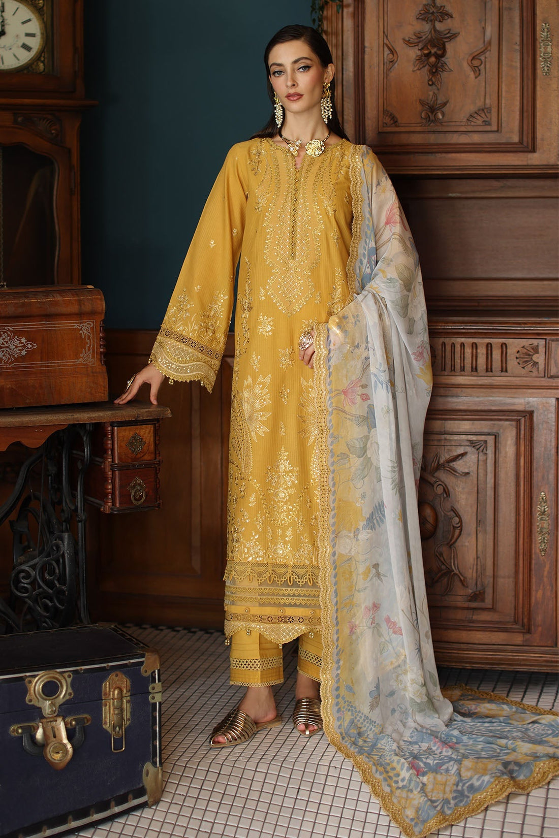 Nureh | Maya Lawn | NS-155 - by - Libasekhas UK - Registered Vendor of : Nureh - 100% Original Designer Dresss