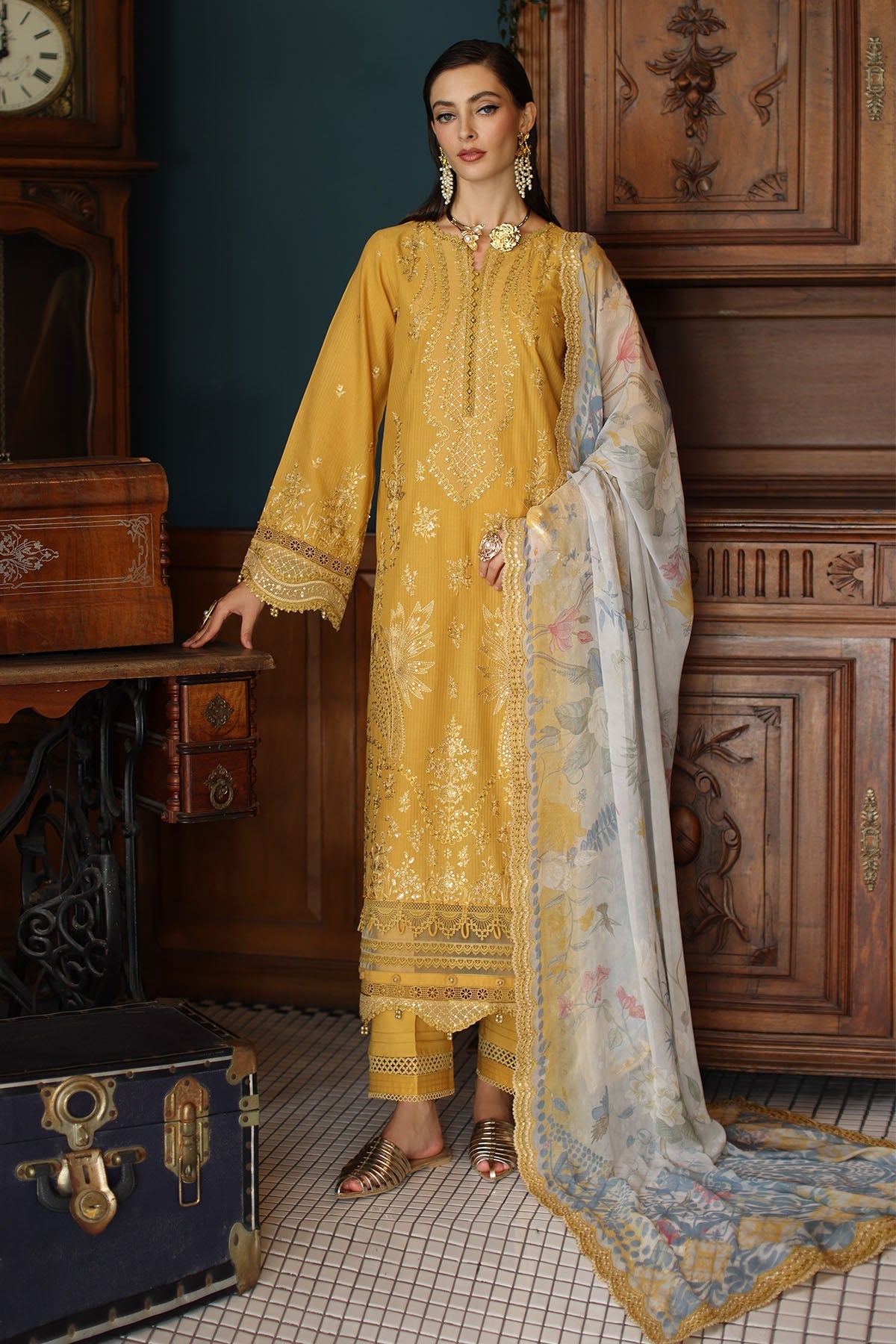 Nureh | Maya Lawn | NS-155 - by - Libasekhas UK - Registered Vendor of : Nureh - 100% Original Designer Dresss
