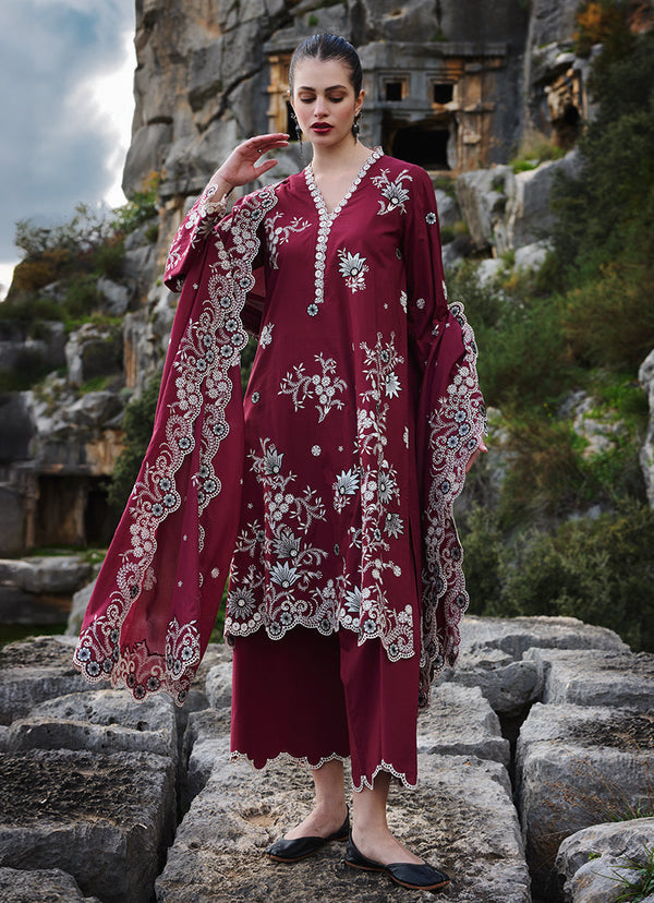 Image | Lawnkari 25 | Lilia - by - Libasekhas UK - Registered Vendor of : Image - 100% Original Designer Dresss