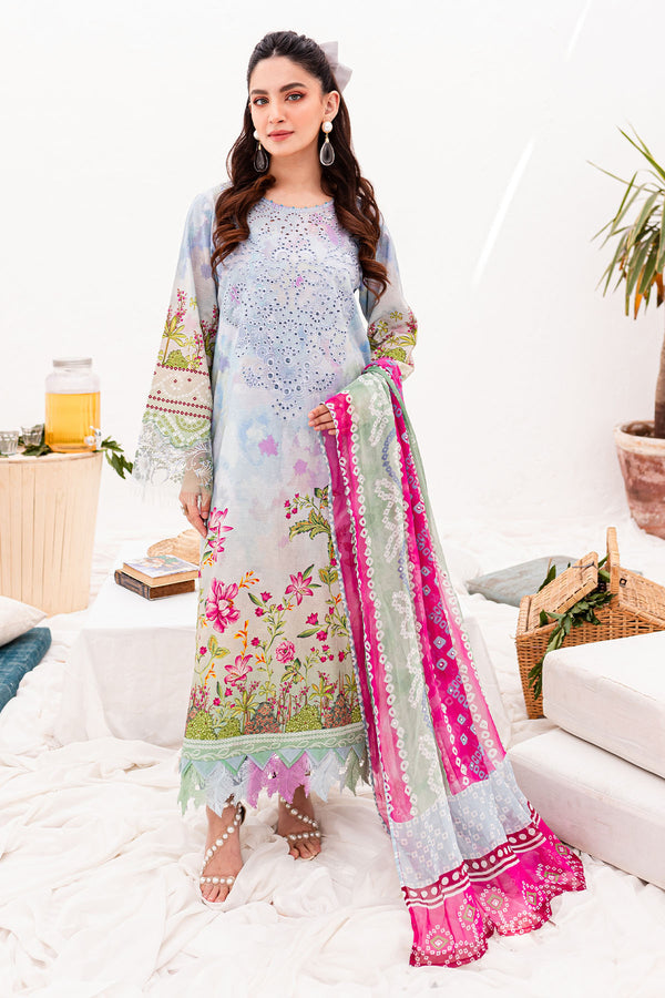 Nureh | Gardenia Lawn 24 | NSG-141 - by - Libasekhas UK - Registered Vendor of : Nureh - 100% Original Designer Dresss