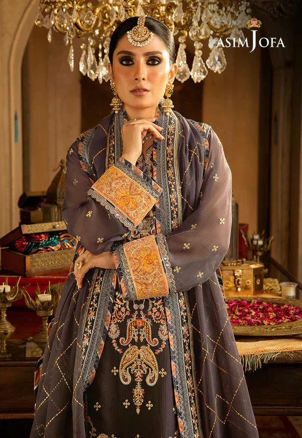 Asim Jofa | Velvet Festive 23 | AJVF-04 - by - Libasekhas UK - Registered Vendor of : Asim Jofa - 100% Original Designer Dresss