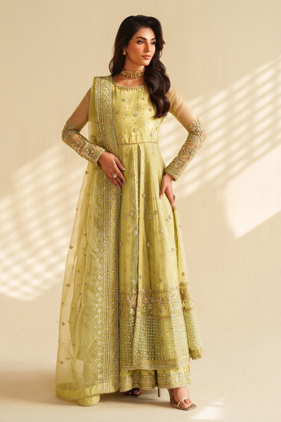 Naqshi | Feemora Organza Raw Silk | Zeesha - by Libasekhas UK - Registered Vendor of : Naqshi - 100% Original Designer Dress