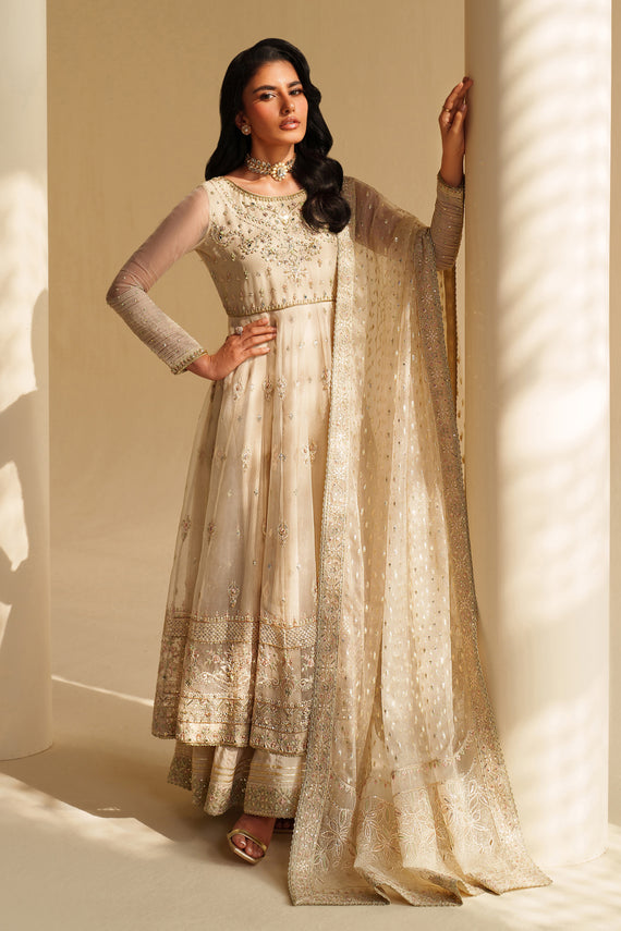 Naqshi | Feemora Organza Raw Silk | Aroha - by Libasekhas UK - Registered Vendor of : Naqshi - 100% Original Designer Dress