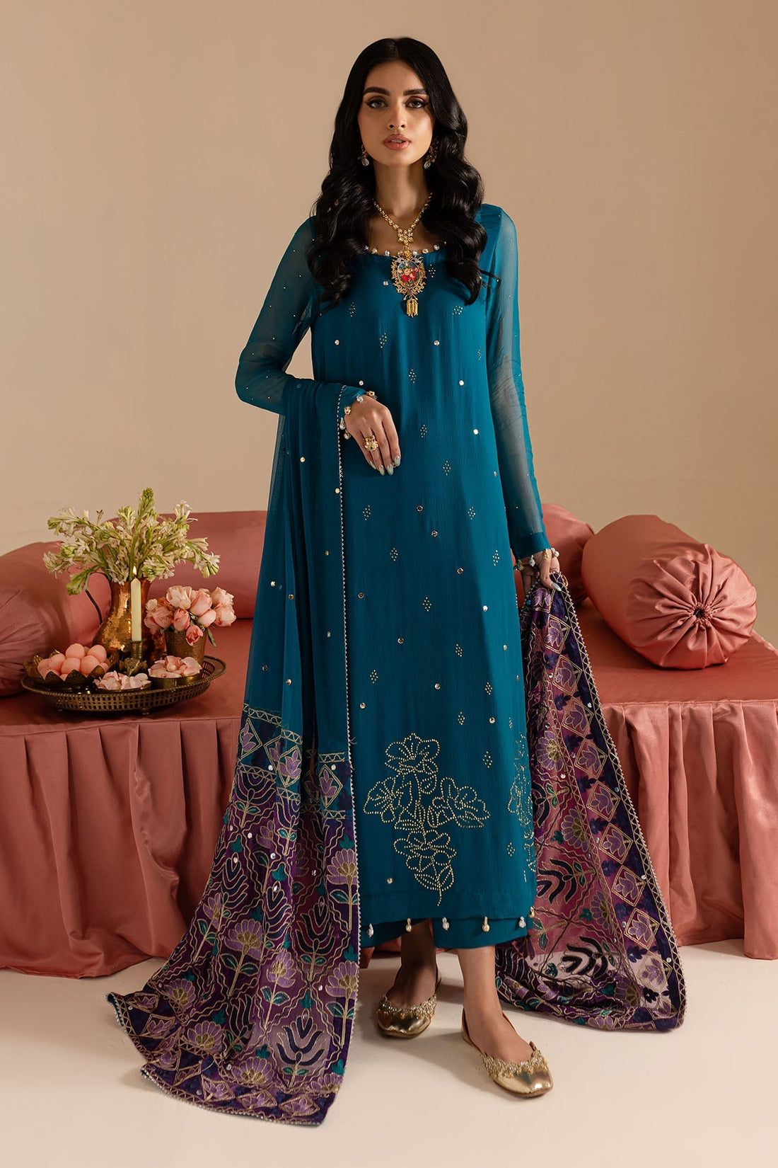 Nureh | Mukeshkari Formals | MK-10 - by - Libasekhas UK - Registered Vendor of : Nureh - 100% Original Designer Dresss