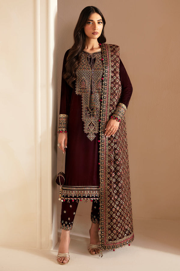 Jazmin | Velvet Edit 24 |  Velvet Formal VF-2022 - by - Libasekhas UK - Registered Vendor of : Jazmin - 100% Original Designer Dresss