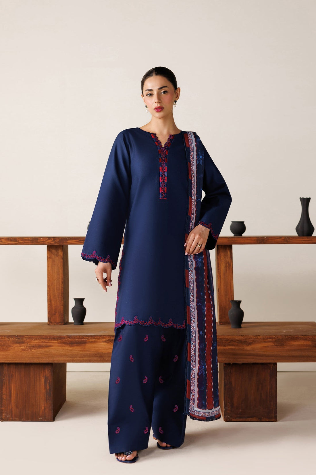 Farasha | Summer Melody 26 | Indigo Grace - by Libasekhas UK - Registered Vendor of : Farasha - 100% Original Designer Dress