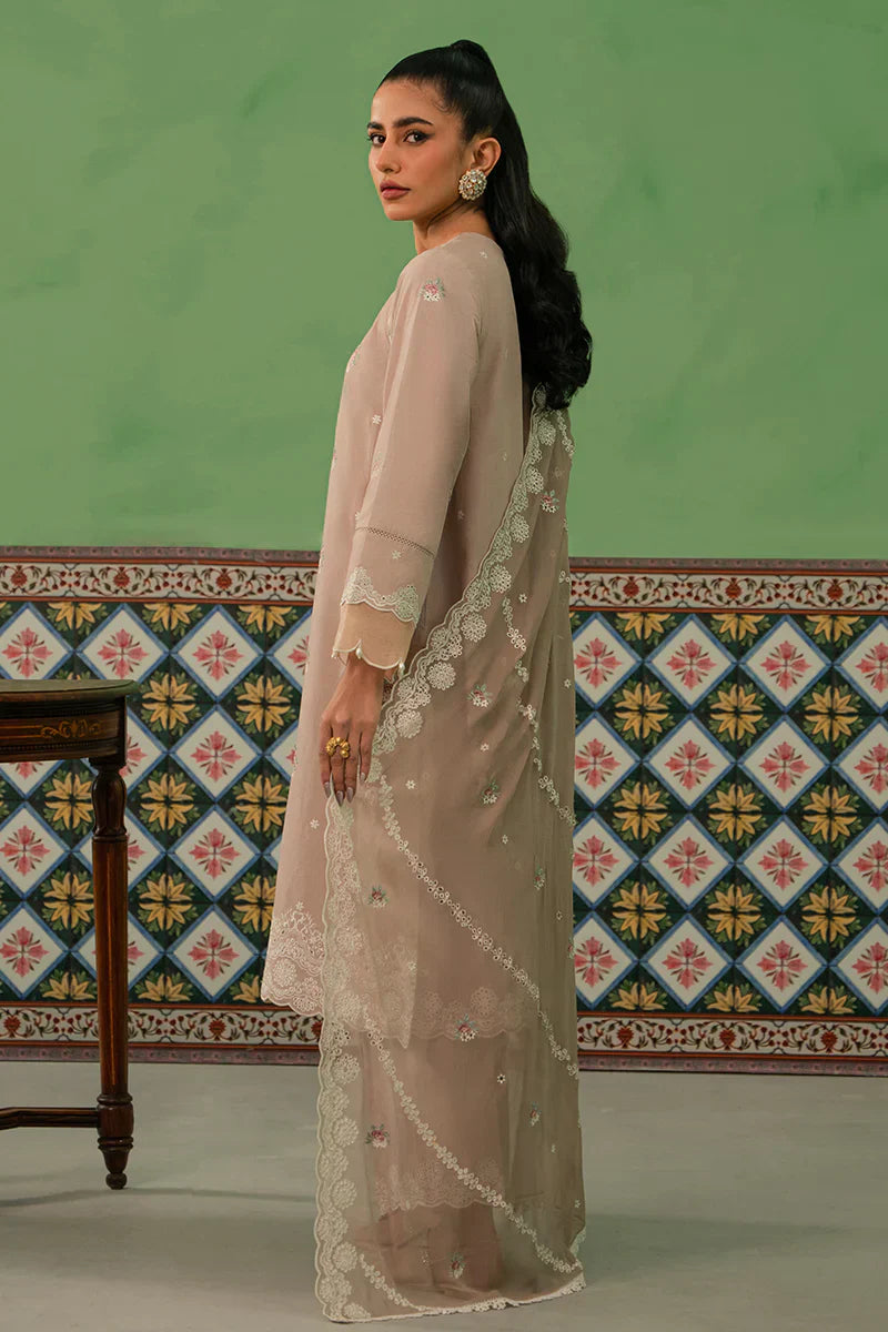 Cross Stitch | Mahiri Embroidered Collection | SUMMER BLOOM - by - Libasekhas UK - Registered Vendor of : Cross Stitch - 100% Original Designer Dresss