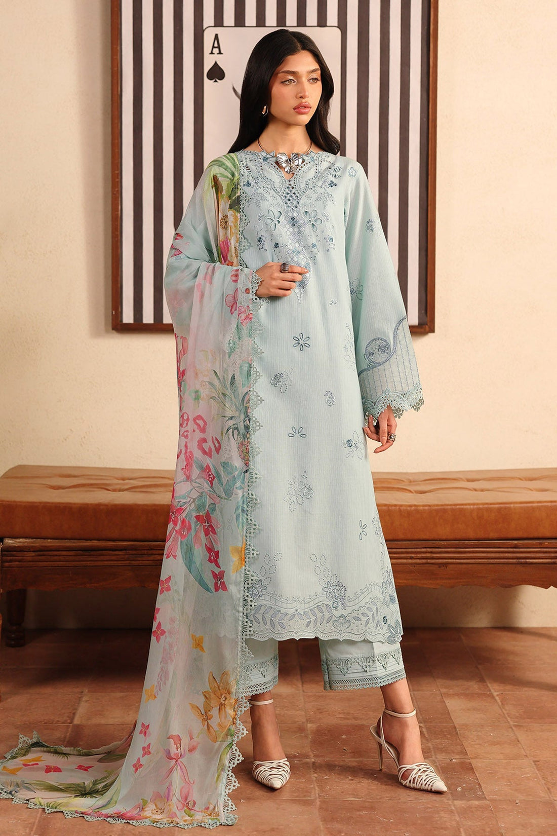 Nureh | Raha Lawn | NE-250 - by Libasekhas UK - Registered Vendor of : Nureh - 100% Original Designer Dress