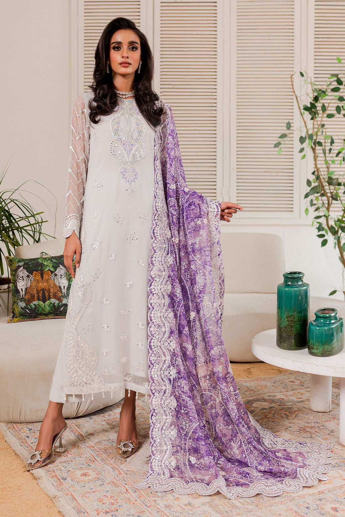 Nureh | Fancy Formals | NP-397 - by Libasekhas UK - Registered Vendor of : Nureh - 100% Original Designer Dress