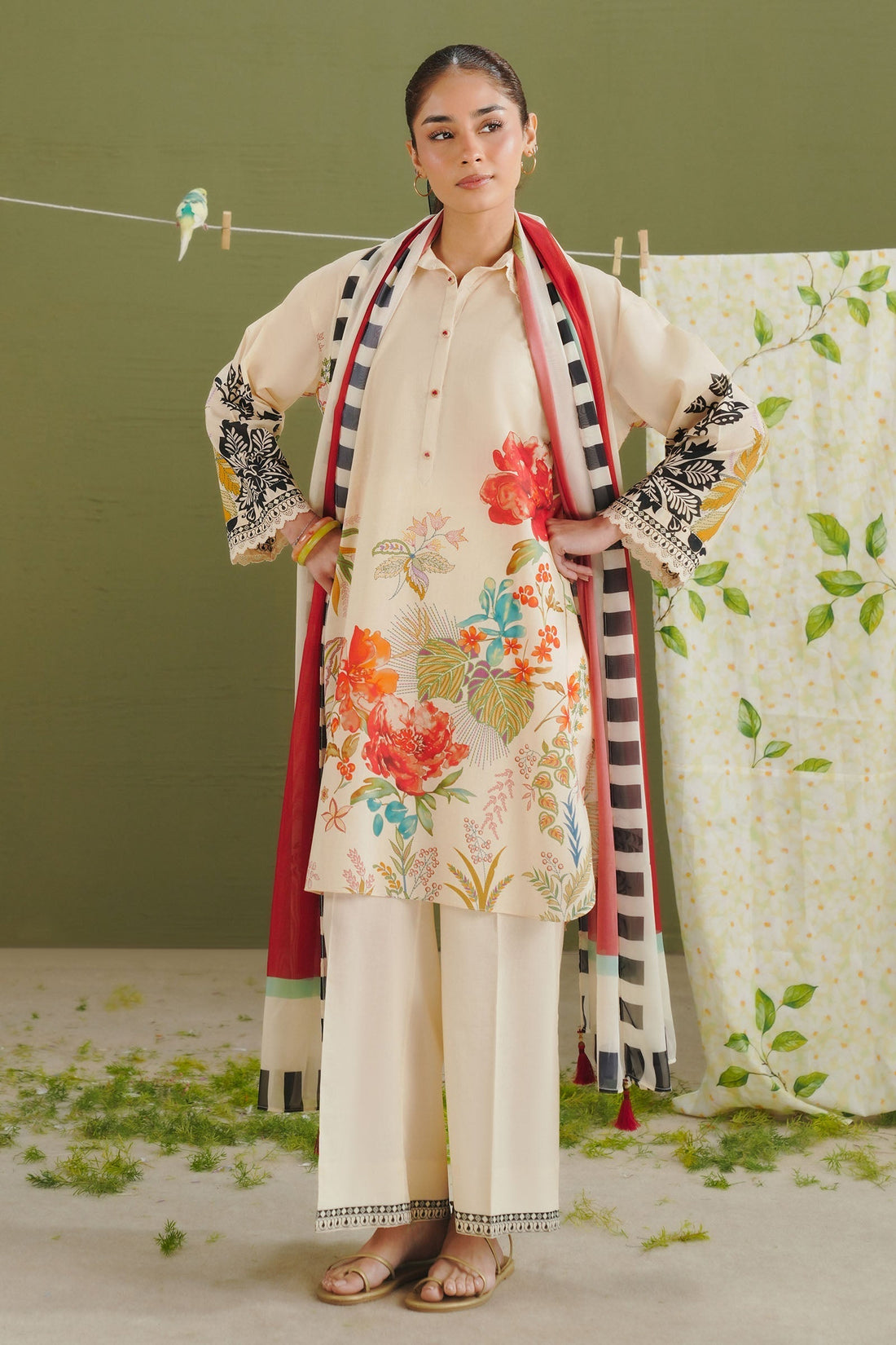 Zara Shahjahan | Coco Prints 26 | Vera-3A - by Libasekhas UK - Registered Vendor of : Zara Shahjahan - 100% Original Designer Dress