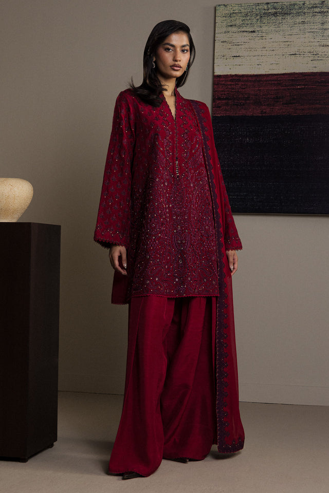 Zara Shahjahan | Festive 26 | SURKHAAB - by Libasekhas UK - Registered Vendor of : Zara Shahjahan - 100% Original Designer Dress