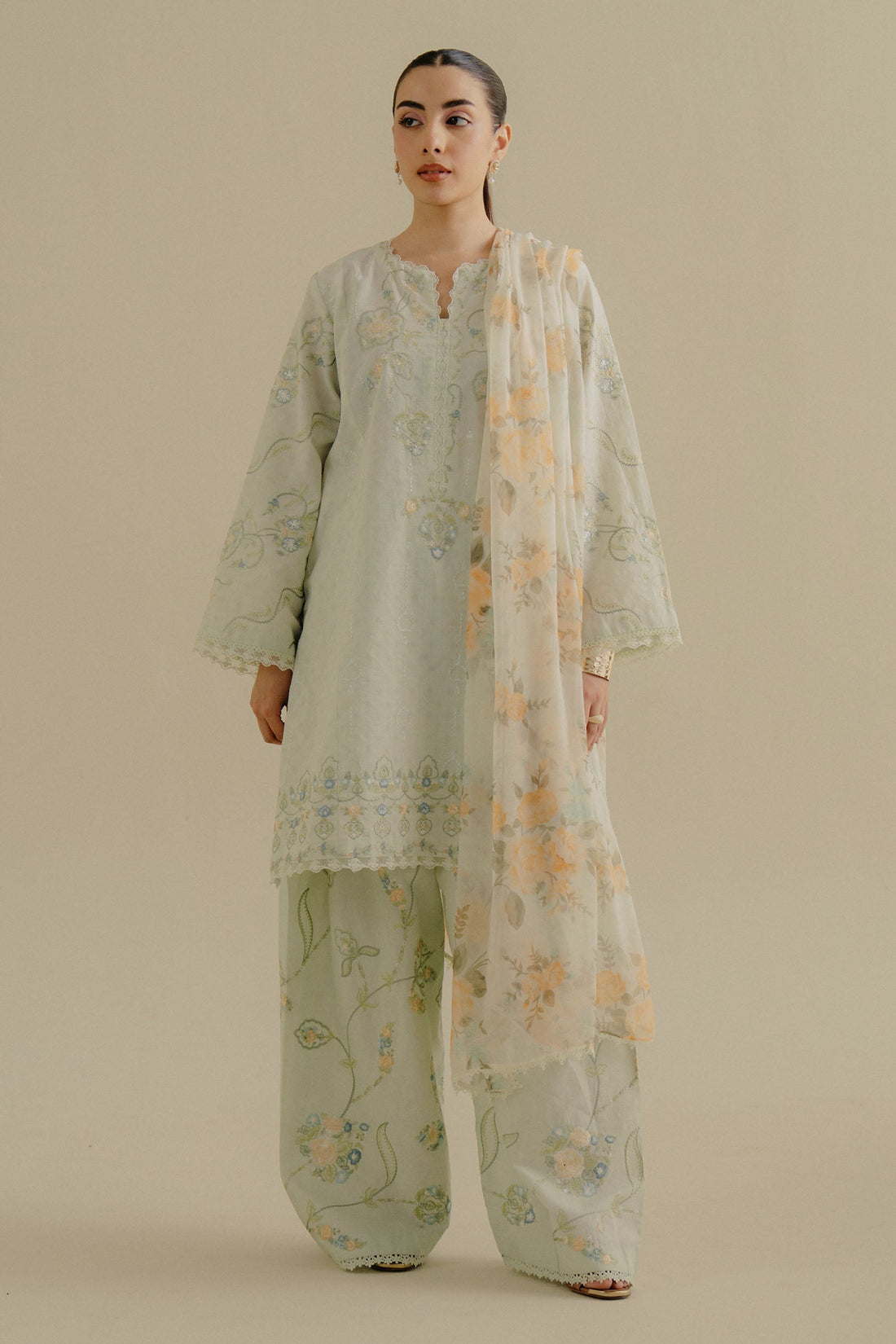 Zara Shahjahan | Coco Lawn 25 | Elva-1B - by - Libasekhas UK - Registered Vendor of : Hoorain Designer Wear - 100% Original Designer Dresss